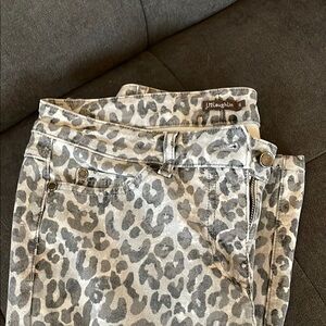 J. McLaughlin Women's Leopard Print Jeans